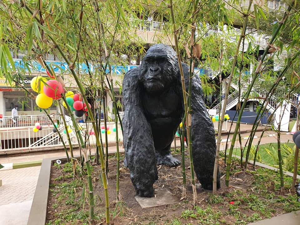 gorilla monument